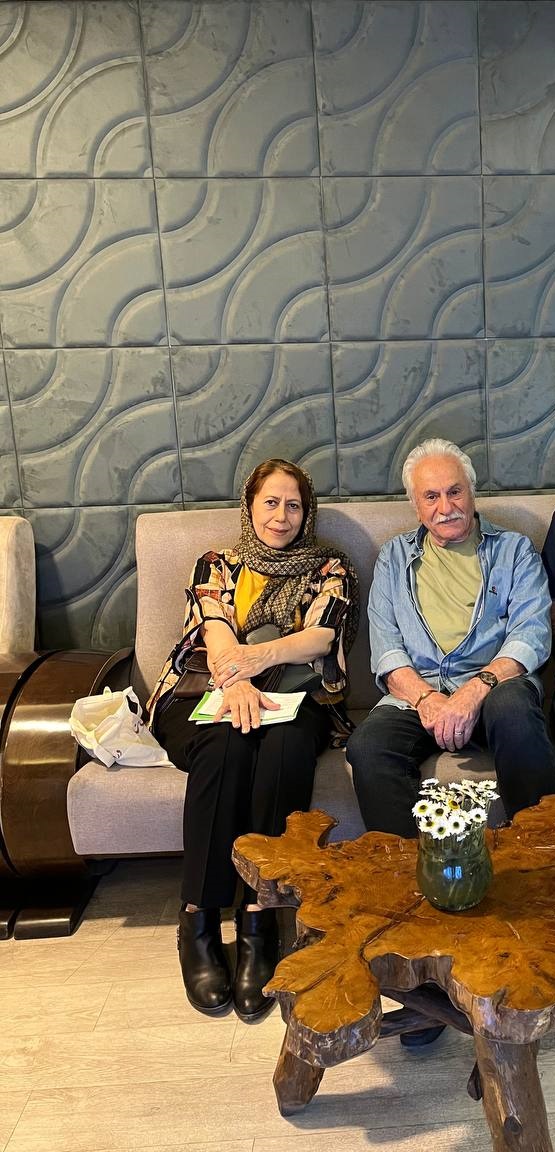 حضور هنرمند عزیز جناب آقای ایرج راد در فصد خون سپهر